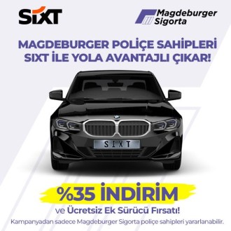 SIXT rent a car'da %35 indirim!
