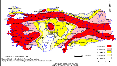 Türkiye'deki Deprem Bölgeleri Nerelerdir?