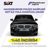 SIXT rent a car'da %40 indirim!