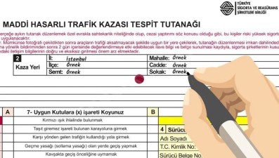 Kaza Tespit Tutanağı Nedir, Nasıl Doldurulur?
