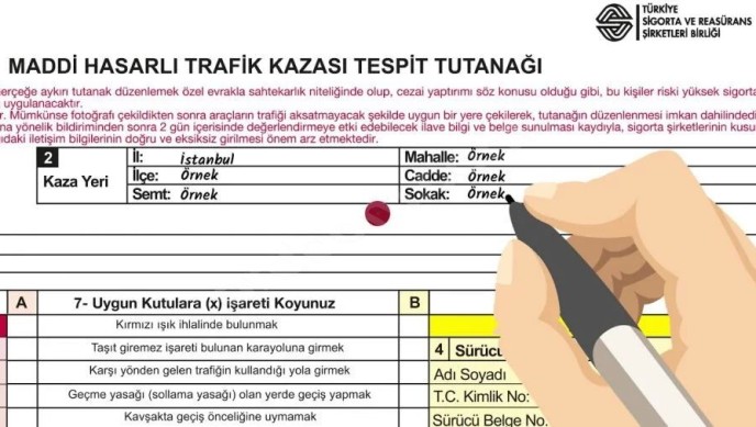 Kaza Tespit Tutanağı Nedir, Nasıl Doldurulur?