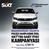 Magdeburger Sigorta'ya özel SIXT'ten sabit fiyatlı kampanya !